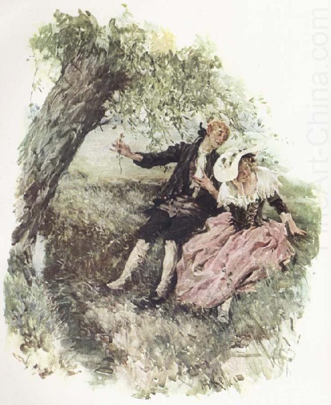 Ichabod Crane Romancing, Arthur Ignatius Keller